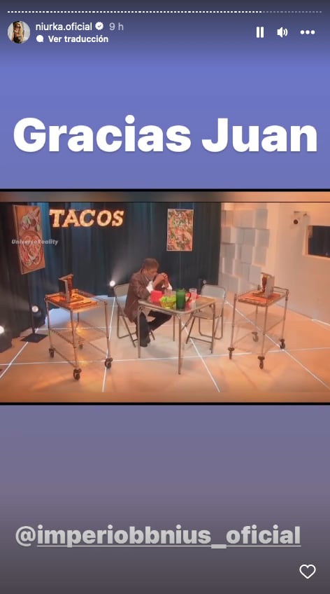 Niurka celebra que Juan Osorio haya entrado a La Casa de los Famosos México a ver a su hijo.