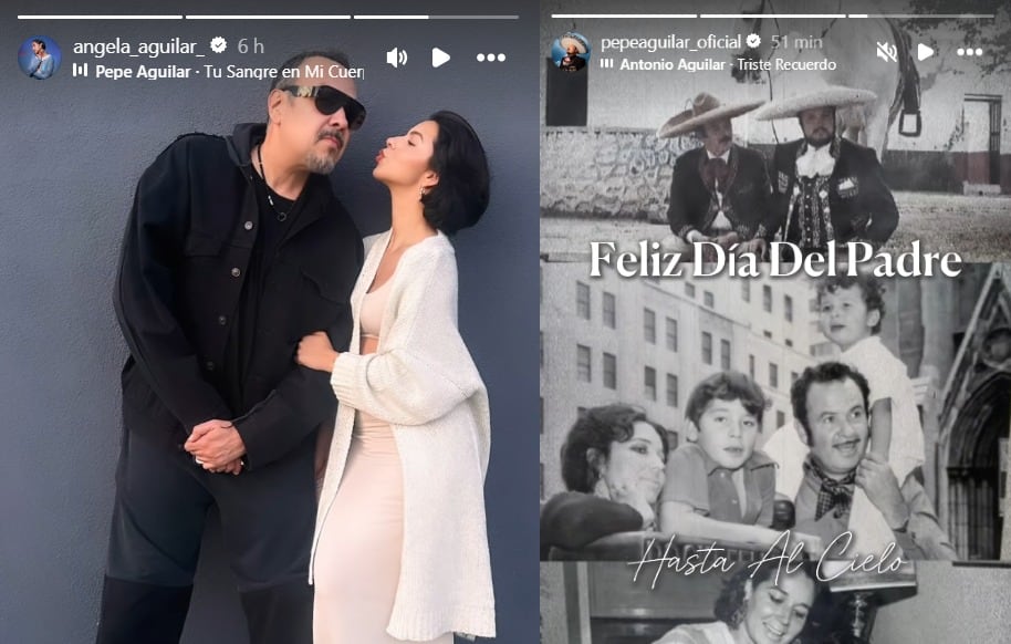 Ángela Aguilar felicita a Pepe Aguilar por el Día del Padre y él no respondió