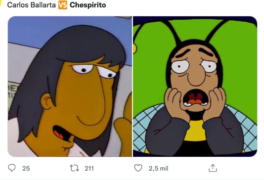 Memes de Carlos Ballarta y Chespirito tras críticas