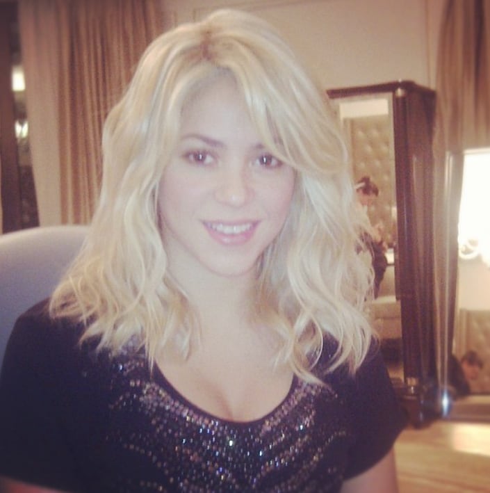 Shakira con el look de 2012 que no le gustaba.