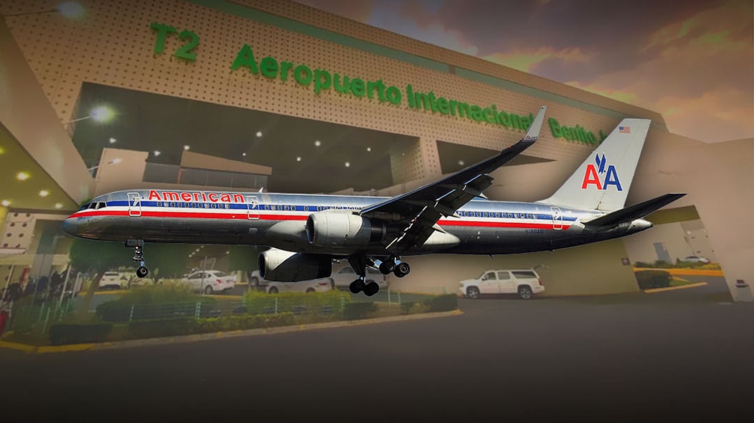 Avión del Departamento de Justicia de Estados Unidos aterriza en el AICM