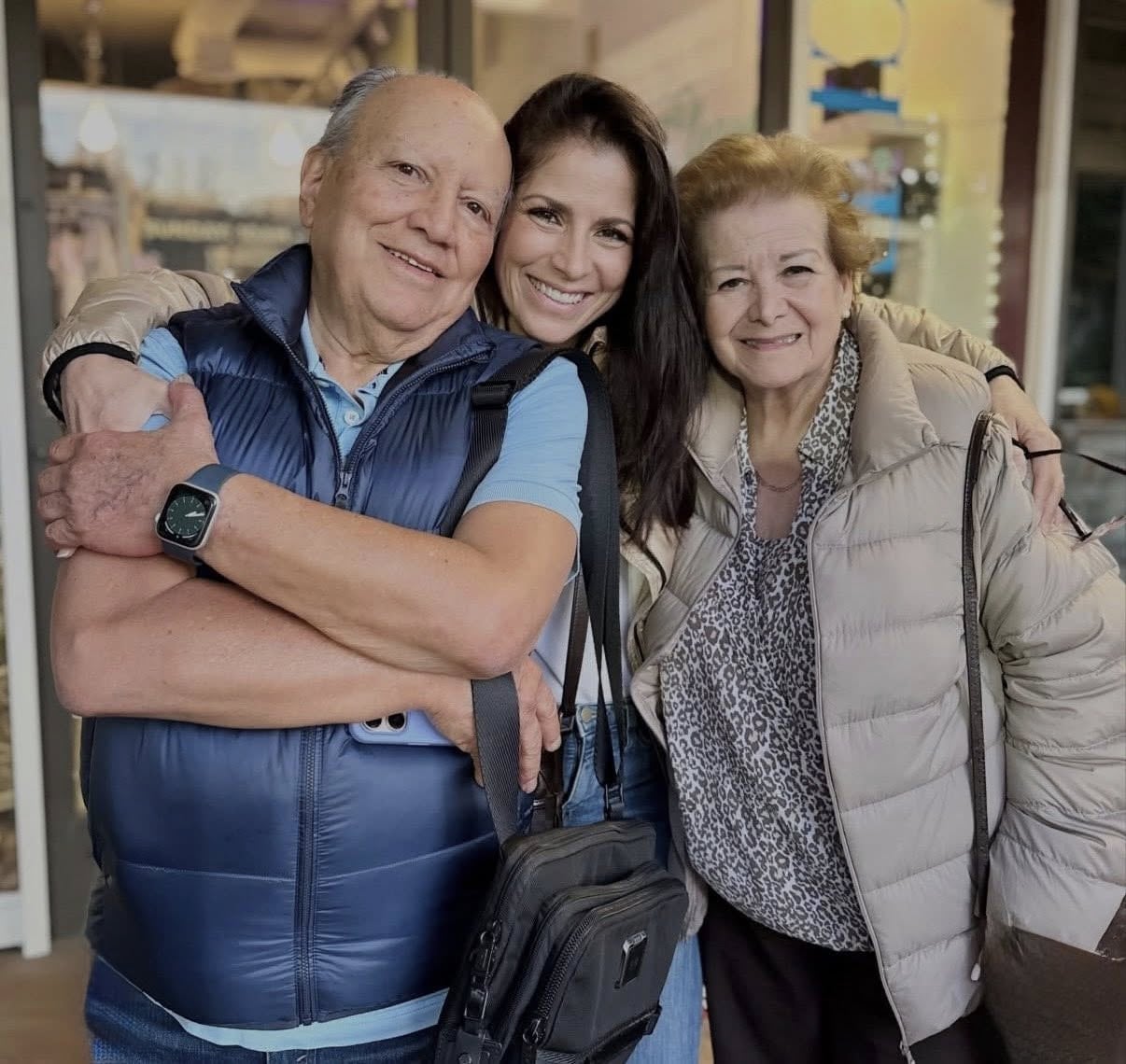 Jaime Sánchez Rosaldo, Alessandra Rosaldo y Gabriela Barrero.