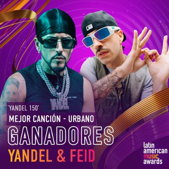 Latin American Music Awards 2024: Yandel & Feid ganan a Mejor Canción – Urbano