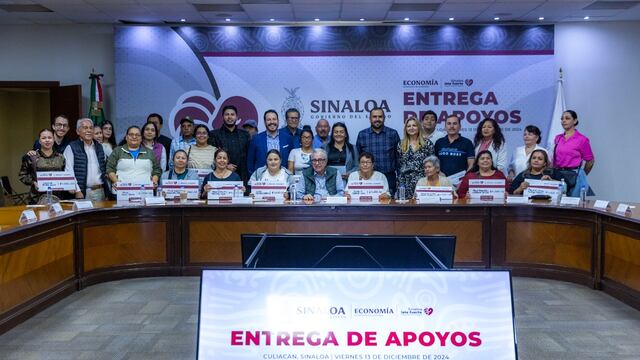 Rubén Rocha entrega apoyos directos a restaurantes de Culiacán