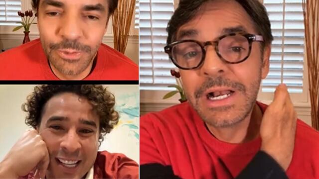 Eugenio Derbez aún con el hombro en tratamiento entrevista a Memo Ochoa.