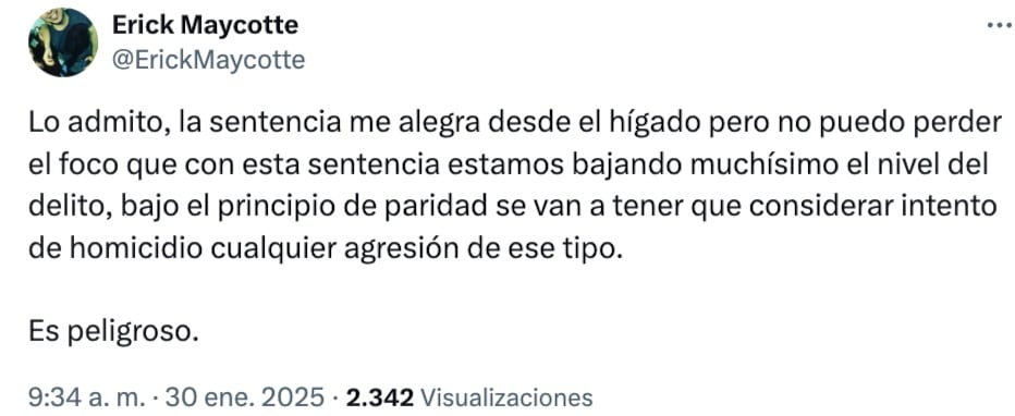 Reacciones a declaración de Saskia Niño de Rivera