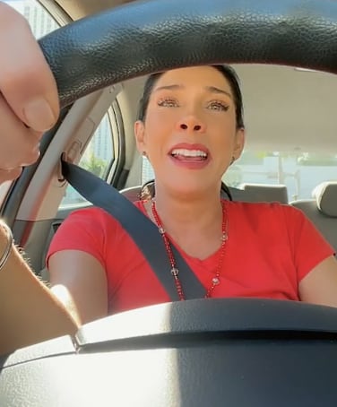 Cynthia Klitbo no descarta convertirse en conductora de Uber