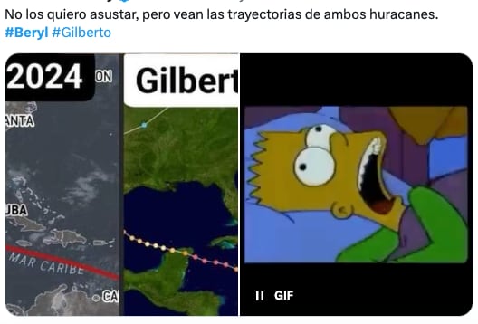 Los memes de la llegada de Beryl en México culpan a Poseidón