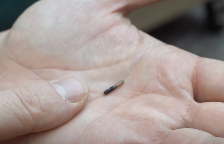 Microchip que se implanta en la piel