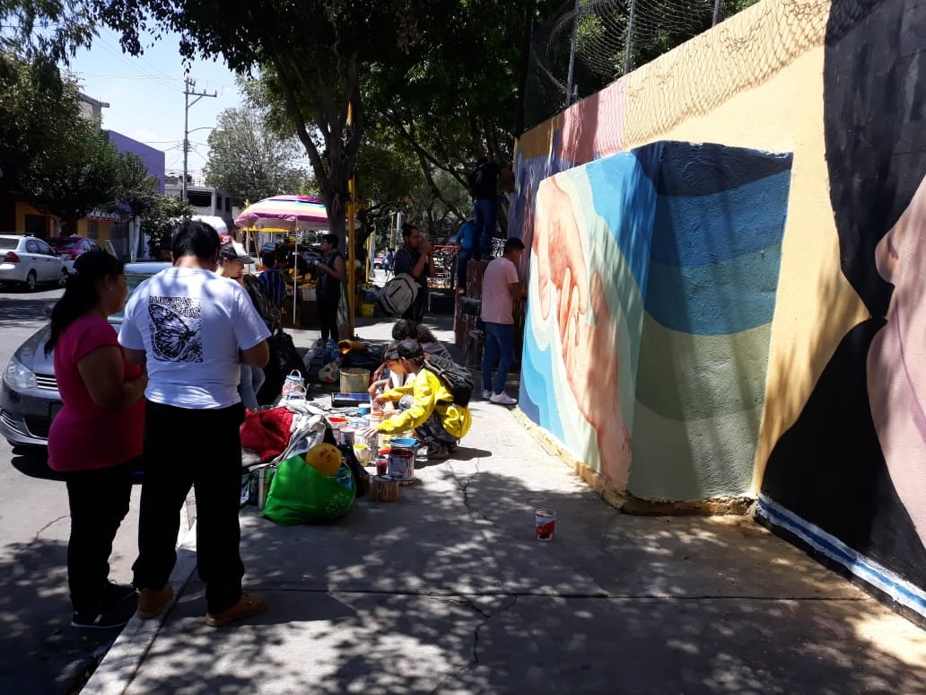 Mural Braulio Bacilio cerca de Metro Pantitlán.