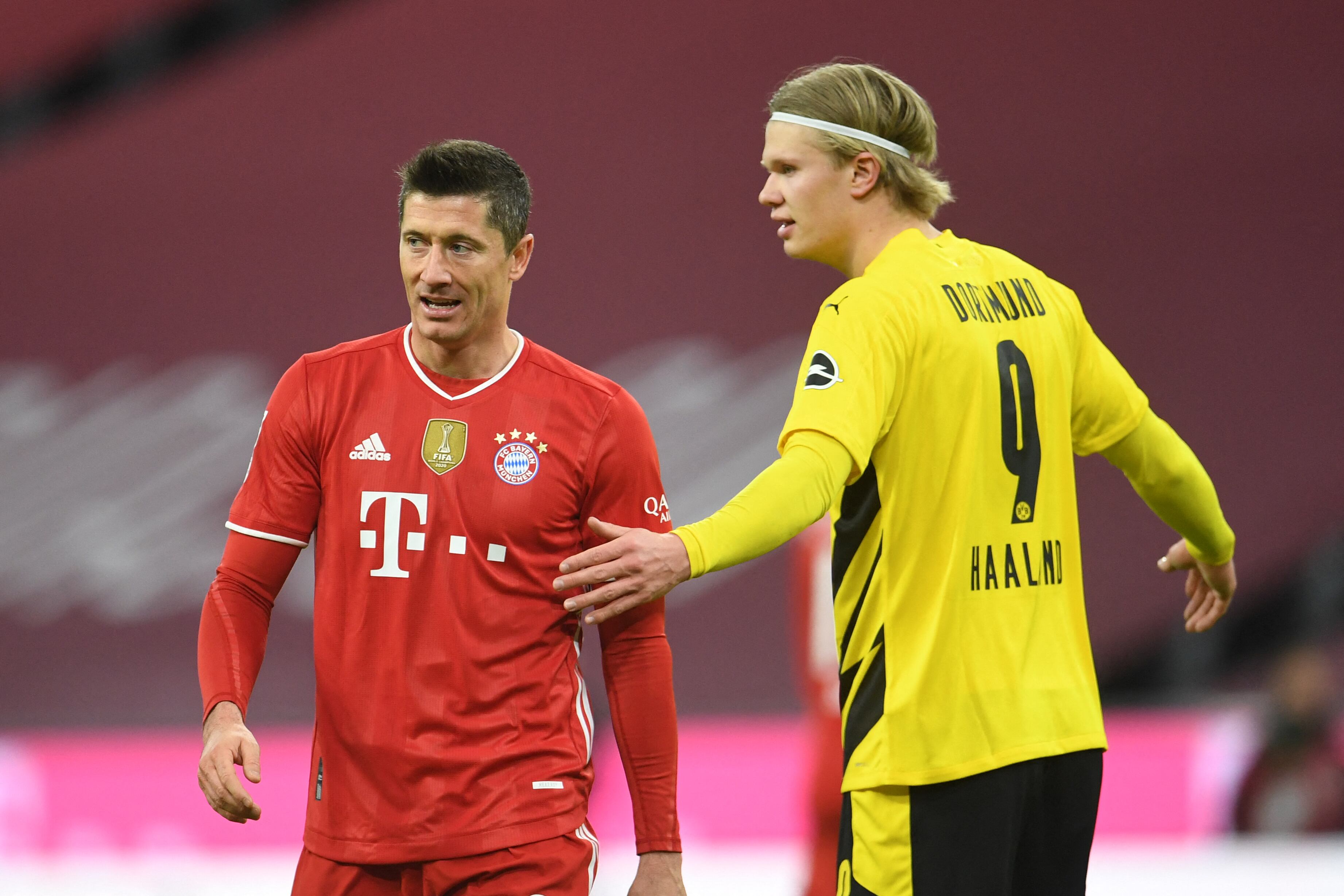 Lewandowski y Haaland