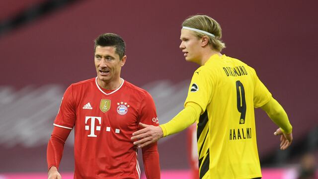 Lewandowski y Haaland
