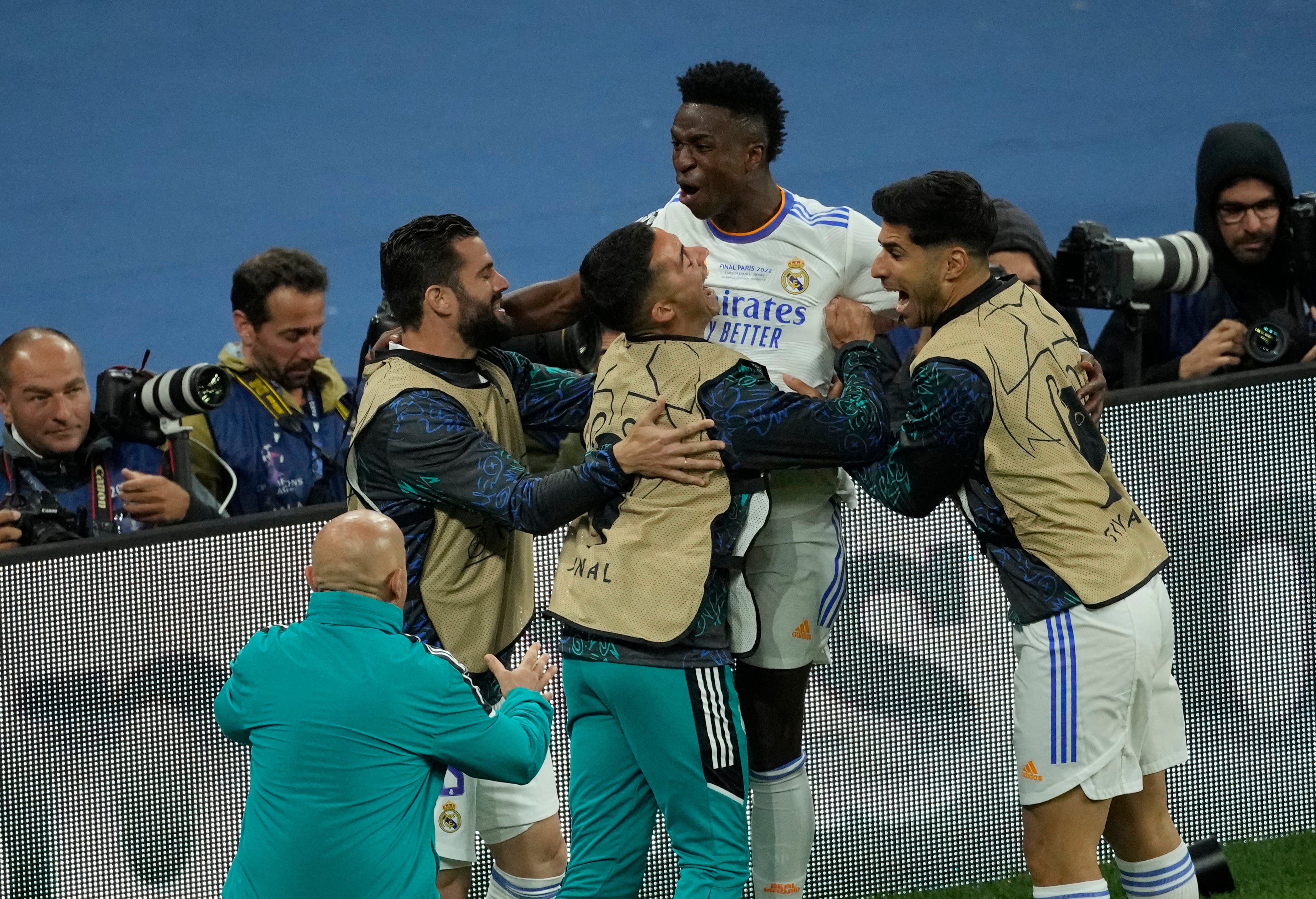 Real Madrid en la final de la Champions League (AP Photo/Christophe Ena)