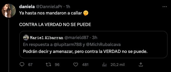 Daniela Parra reacciona a las medidas de protección de Alexa Parra