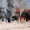 Ciudad Juárez: Incendian camiones, caseta de policías y tienda Oxxo