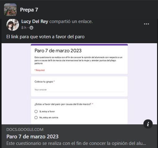 ¿Qué pasó en Preparatoria 7? Toman la escuela por el Día Internacional de la Mujer y suspenden clases