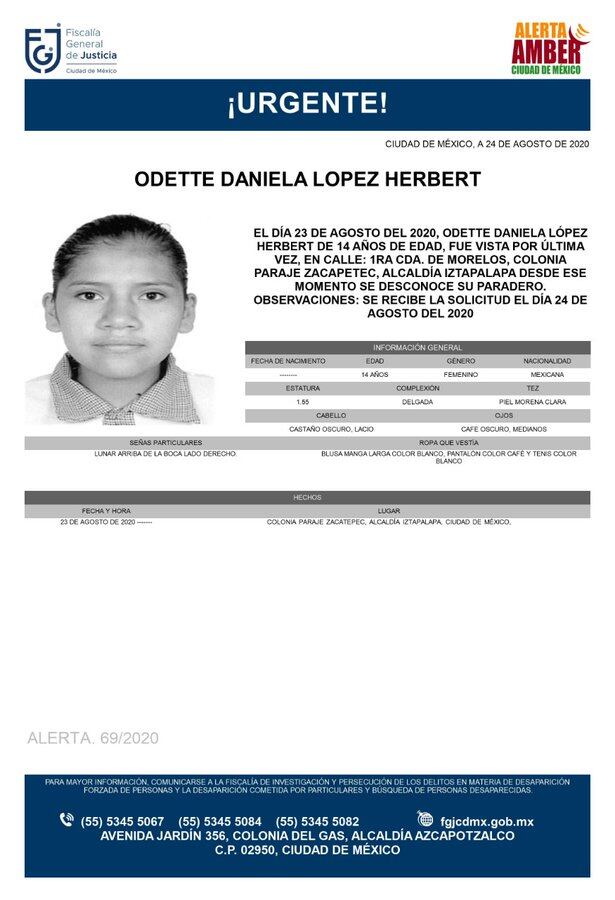 Ficha de búsqueda de Odette