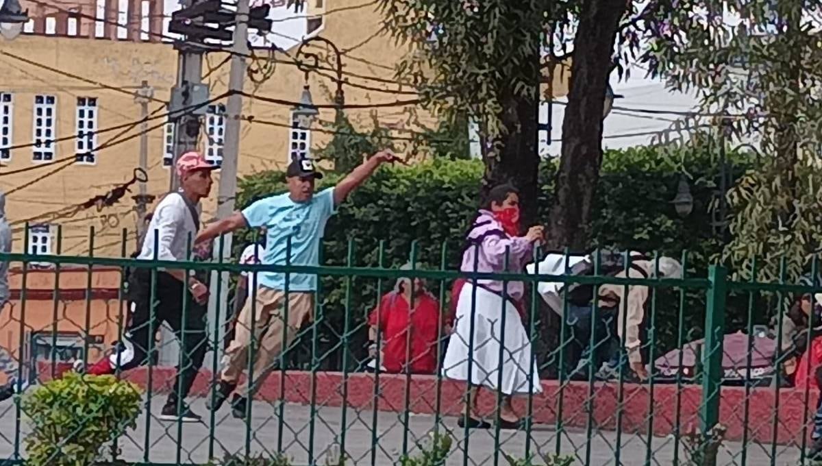 Golpeadores disolvieron protesta en Xochimilco