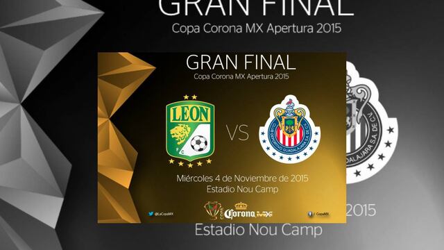 León vs Chivas buscarán el título de la Copa MX en la cancha del Nou Camp.