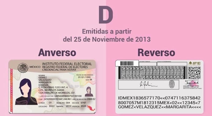 Credencial de elector/INE