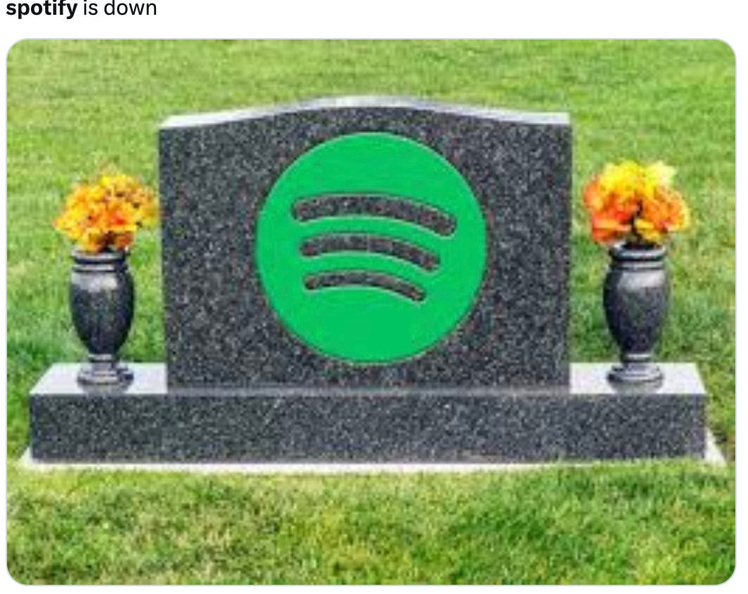 Spotify sufre una caída este 16 de abril
