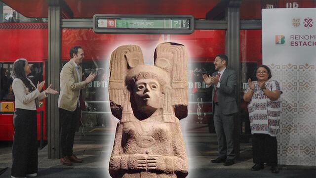 12 de octubre de 1492 queda sepultado en Paseo de la Reforma; Amajac ya fue instalada y el Metrobús llevará su nombre