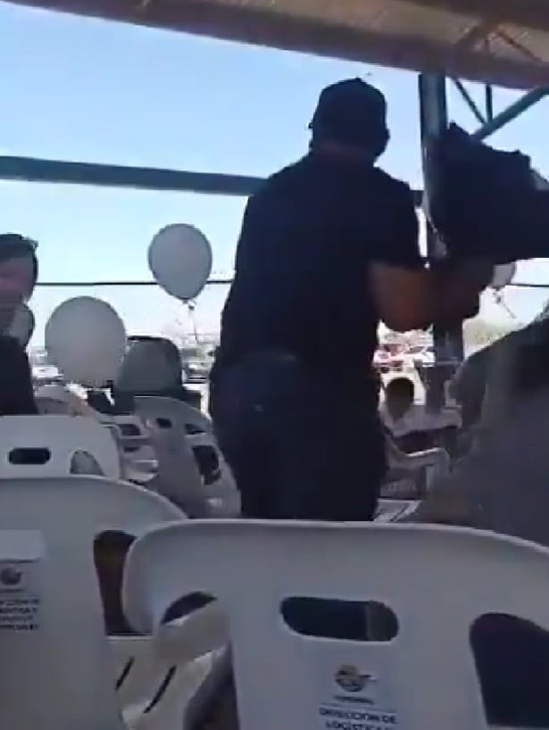 Video completo de la balacera en secundaria de Baja California Sur; empezó muy temprano