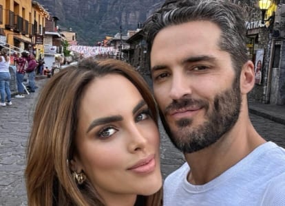 Sara Corrales y su novio Damián Pasquini