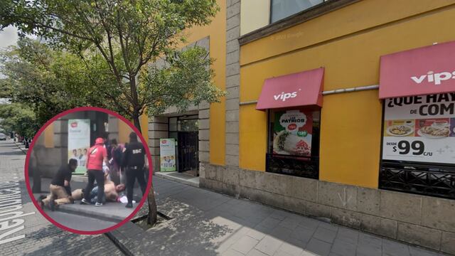 ¿Qué pasó en el Centro Histórico de la CDMX? Reportan balacera en un intento de asalto afuera del Vips de República de Uruguay