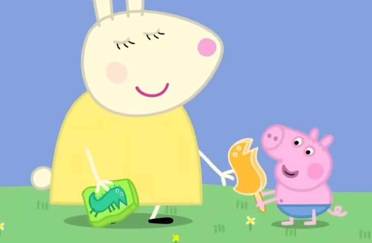 El helado de Peppa Pig y George