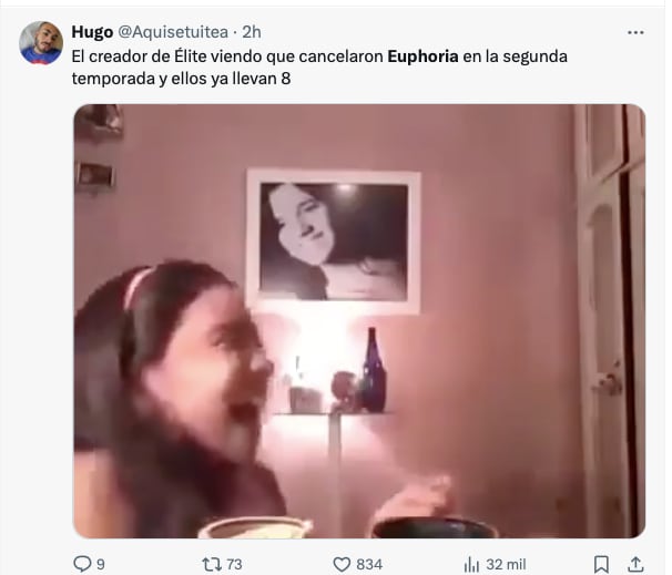 Memes le lloran a Euphoria porque está confirmada la cancelación de la tercera temporada
