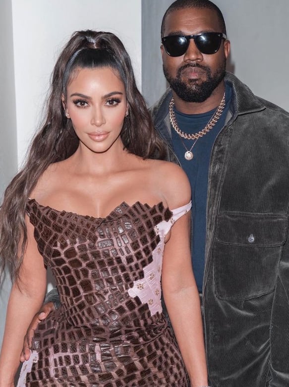 Kanye West y Kim Kardashian