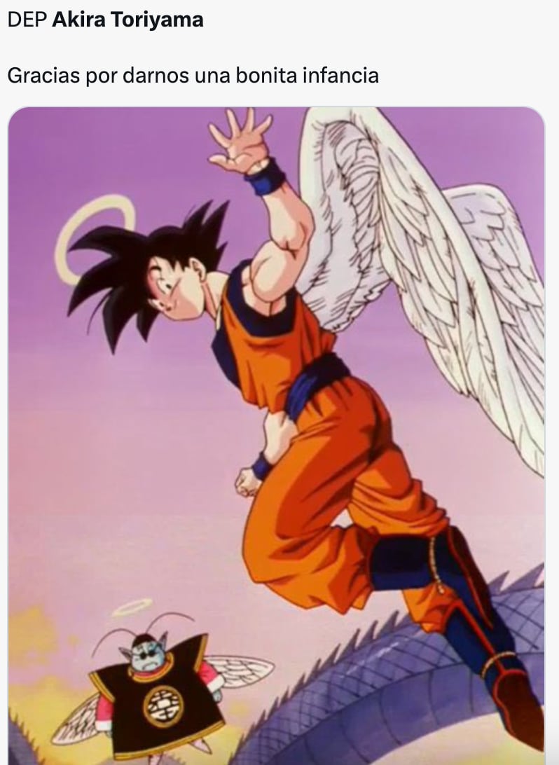 Los memes lamentan la muerte de Akira Toriyama, creador de Dragon Ball