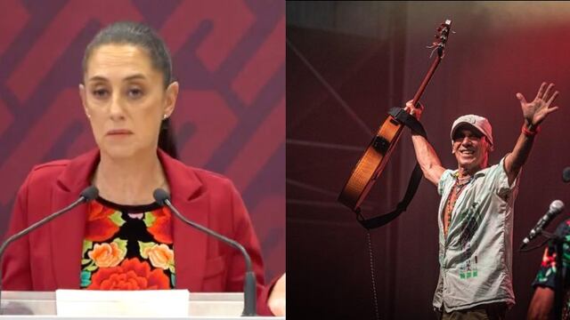 Claudia Sheinbaum y Manu Chao