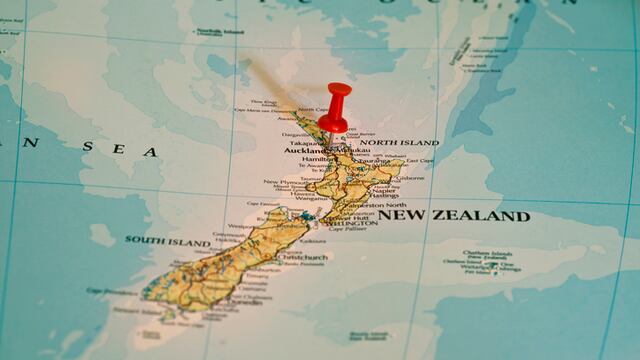 Mapa de Nueva Zelanda