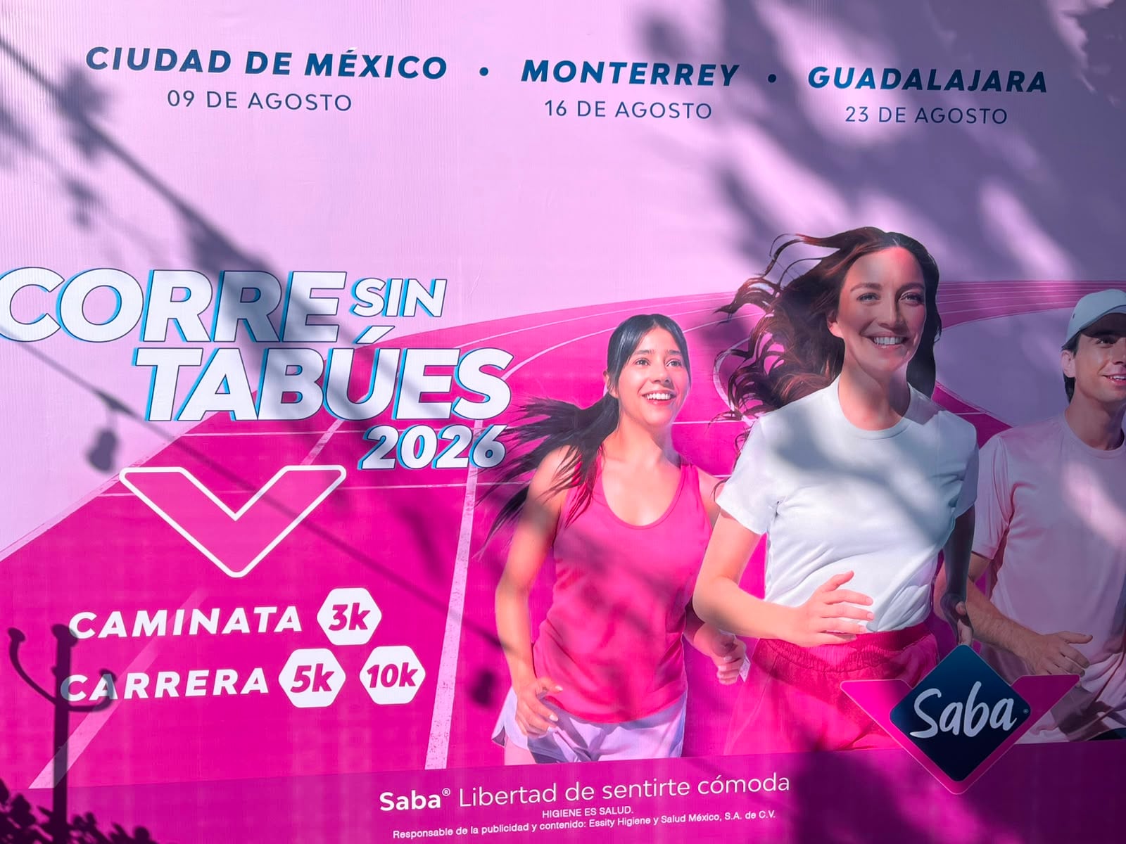 La carrera Corre sin Tabúes de Saba se realizará con récord de registro y sold out