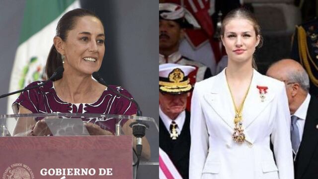 Claudia Sheinbaum, princesa Leonor