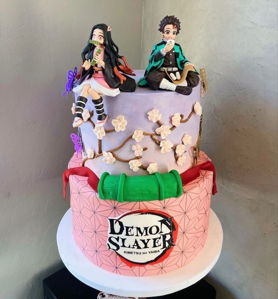 Pastel de Demon Slayer: Kimetsu no Yaiba