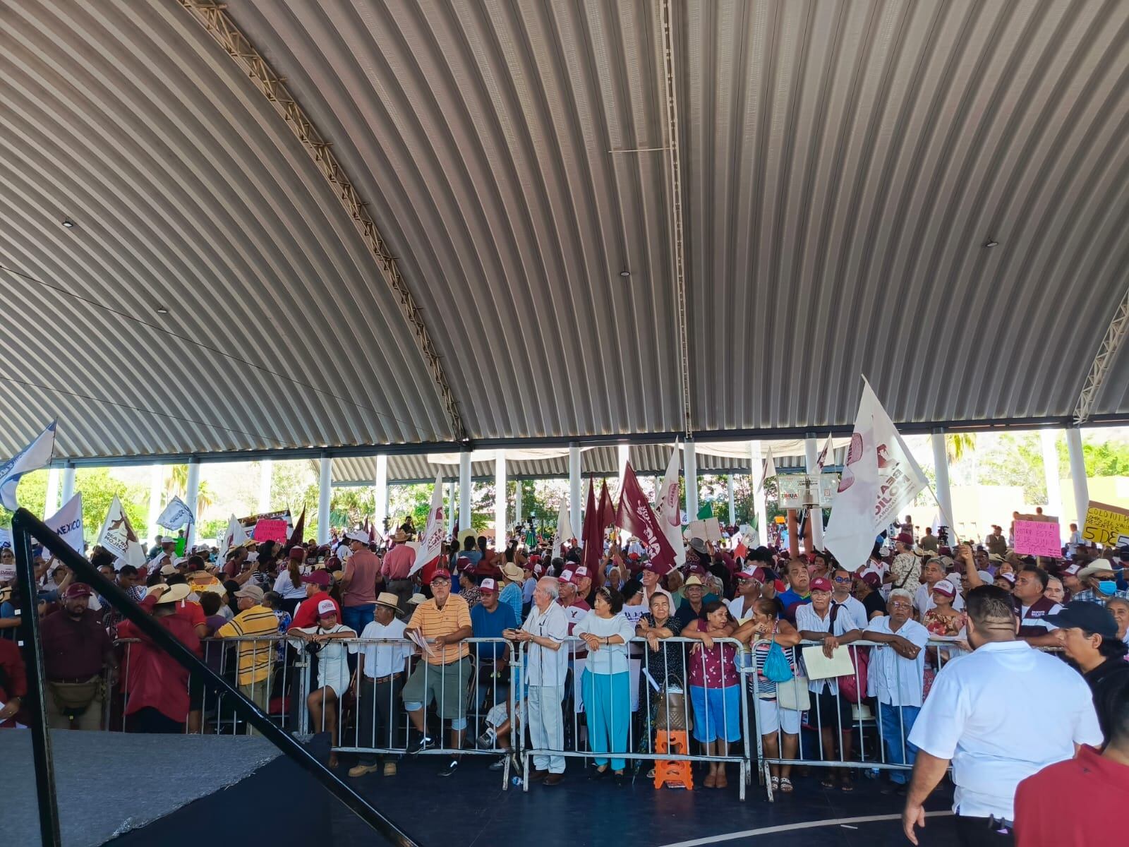Mitin de Claudia Sheinbaum en Zihuatanejo, Guerrero