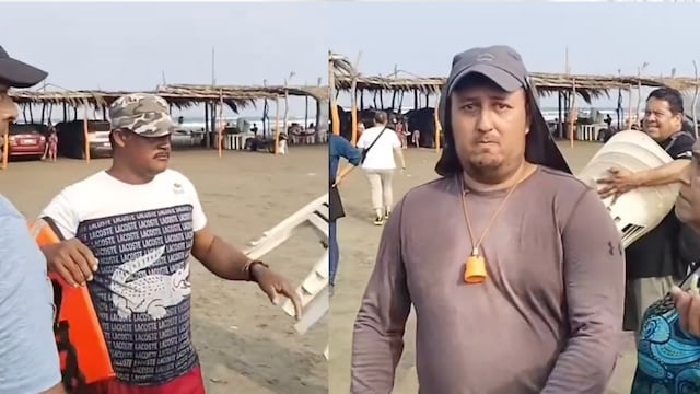 Agresión de palaperos en Playa Chachalacas