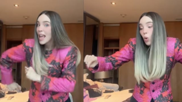 Belinda arma tren de Heterocromía en TikTok con alusión a Los Aristogatos de Disney
