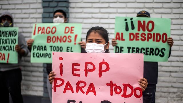 Protestas en Perú.
