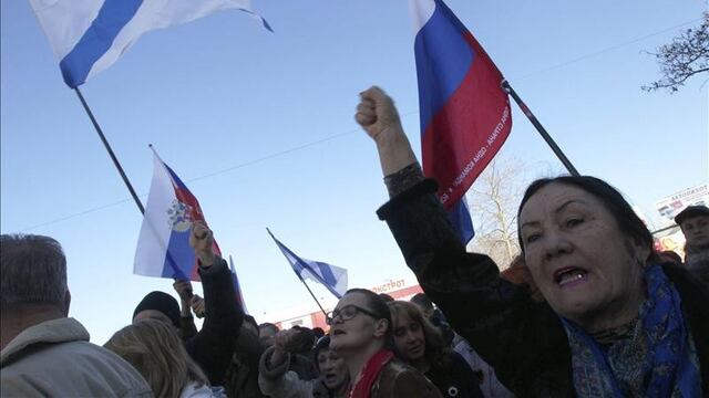 El 60 por ciento de la población de Crimea es de origen ruso.