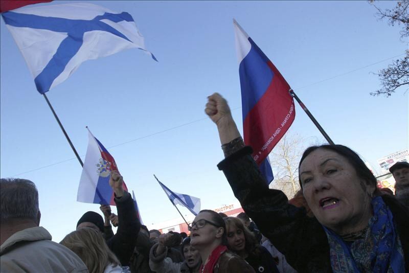 El 60 por ciento de la población de Crimea es de origen ruso.
