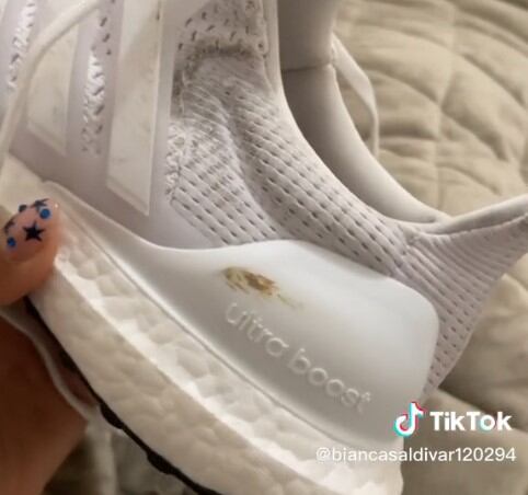 Fan que atrapó el tenis de Bad Bunny