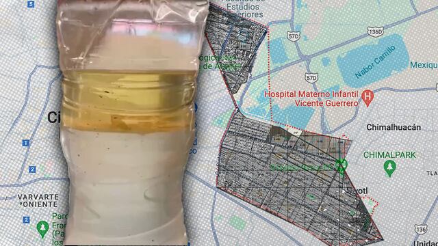 Agua contaminada en el Estado de México