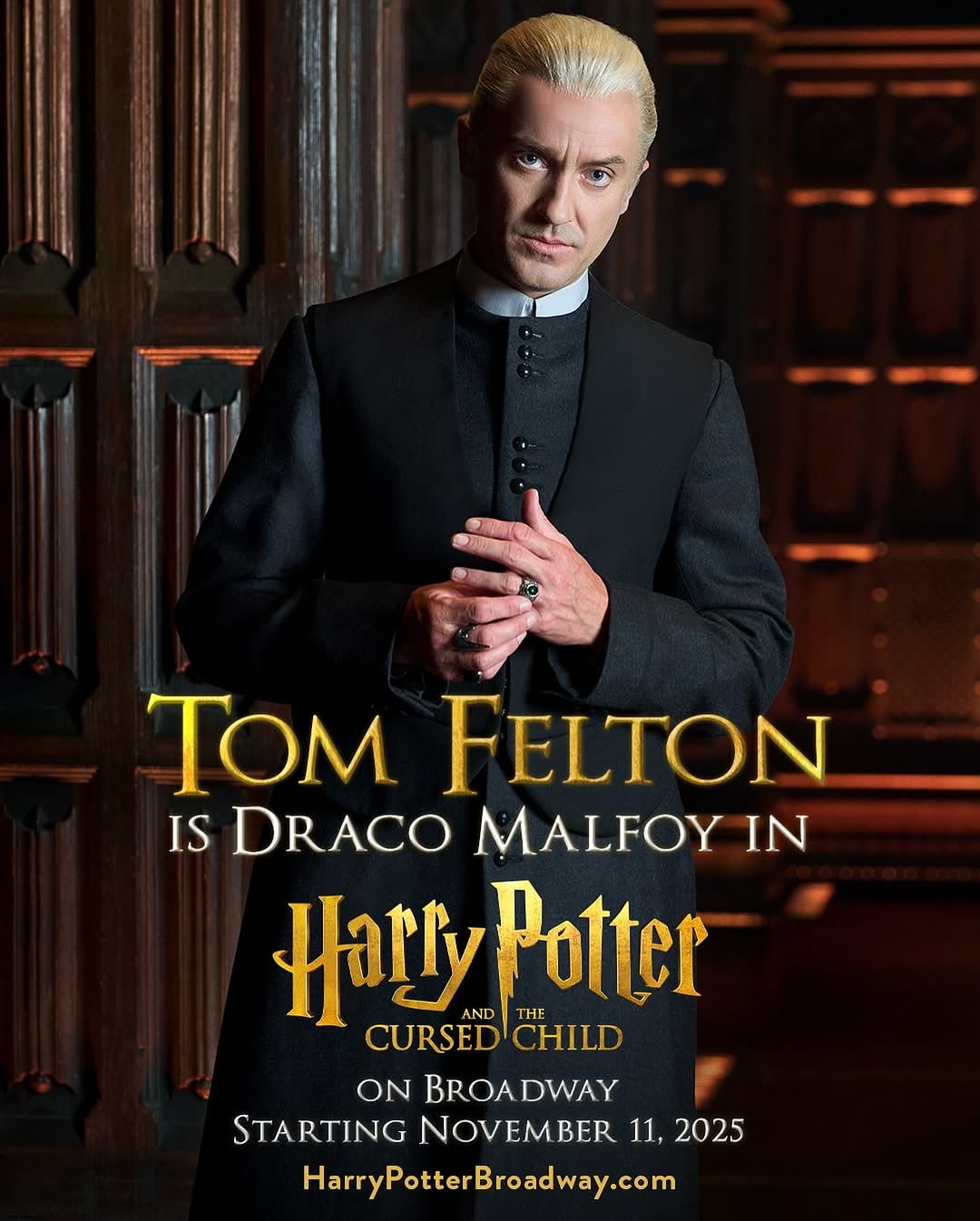 Tom Felton regresa como Draco Malfoy a Harry Potter y el Legado Maldito