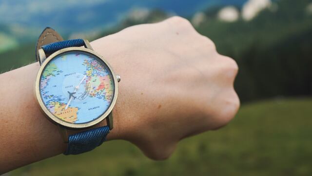 Reloj, cambio de horario