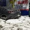 Cuajimalpa amanece cubierta de granizo tras intensa lluvia que provocó inundaciones