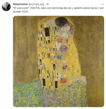 El Beso de Gustav Klimt